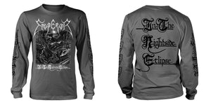 Emperor - In the nightside eclipse  Grey  Long Sleeve