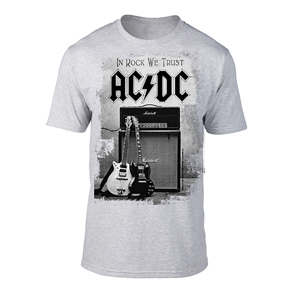 AC/DC - In rock we trust  GREY  T-Shirt