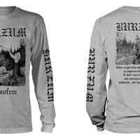 Burzum - Filosofem   GREY  Long Sleeve