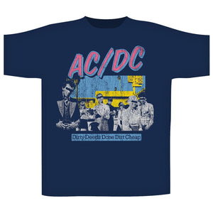 AC/DC - Dirty deeds done dirt cheap BLUE T-Shirt