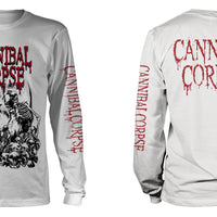 Cannibal Corpse - Pile of skulls  White  Long Sleeve